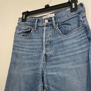 Aritzia Denim Forum Arlo High Rise Straight Jean